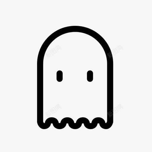 幽灵灵魂图标svg_新图网 https://ixintu.com 幽灵 灵魂