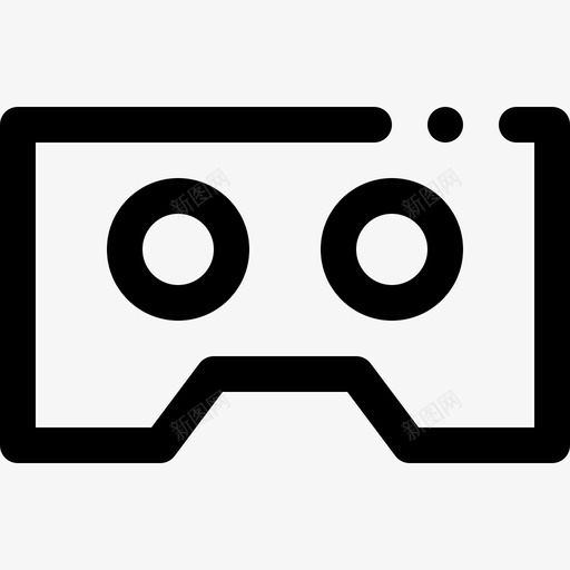 vr纸板未来护目镜图标svg_新图网 https://ixintu.com vr纸板 技术 技术线 护目镜 未来 现实 虚拟