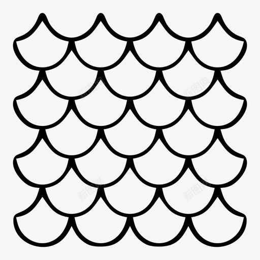 鳞片盔甲龙图标svg_新图网 https://ixintu.com 盔甲 鱼 鳞片 龙