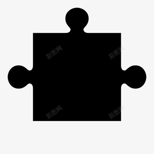 拼图块边框底部图标svg_新图网 https://ixintu.com 底部 拼图块 边 边框