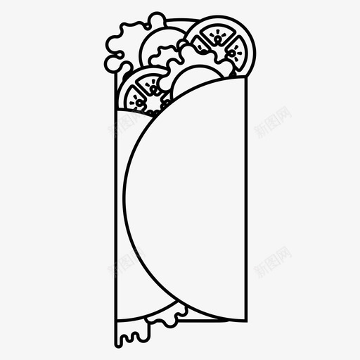 烤肉串法拉费快餐图标svg_新图网 https://ixintu.com 土耳其语 垃圾食品 快餐 法拉费 烤肉串 食品