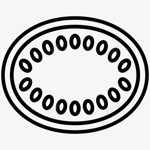 西瓜水果夏季图标svg_新图网 https://ixintu.com 夏季 水果 热带 维生素 美味的热带水果 西瓜