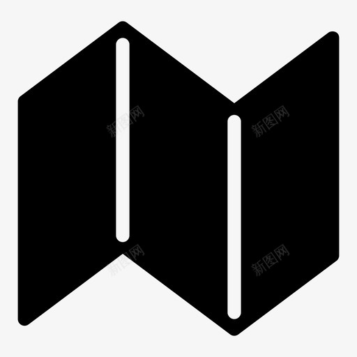 地图小册子目的地图标svg_新图网 https://ixintu.com mnml20 地图 小册子 折叠 指南 方向 目的地