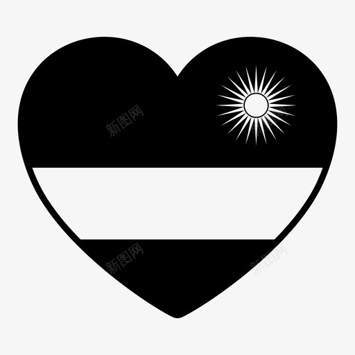 卢旺达国旗心图标svg_新图网 https://ixintu.com 卢旺达 国旗 国旗心1 心 爱