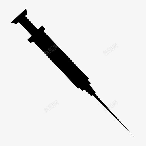 注射器一次性注射器皮下注射器图标svg_新图网 https://ixintu.com 一次性注射器 注射器 注射器针头 皮下注射器