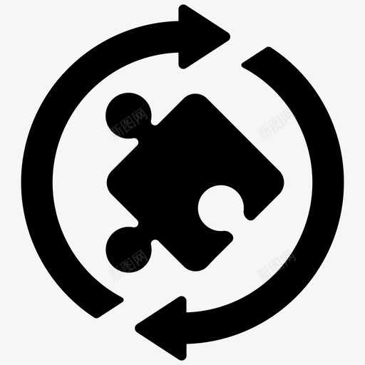 解决方案解决问题拼图图标svg_新图网 https://ixintu.com 商业营销卷13 寻找解决方案 拼图 拼图块 解决方案 解决问题