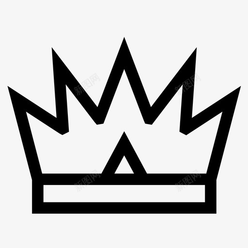 王冠黄金国王图标svg_新图网 https://ixintu.com 国王 国王王冠 王冠 王国 王子 黄金
