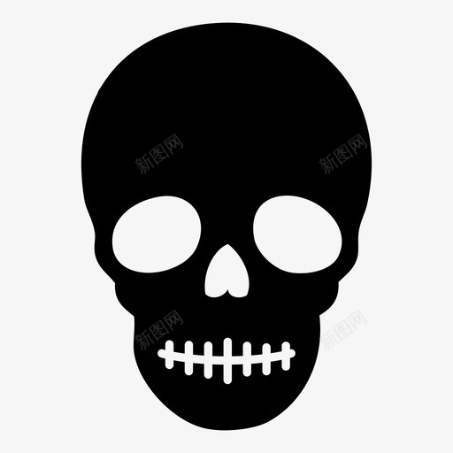 骷髅头庆祝死亡日万圣节图标svg_新图网 https://ixintu.com 万圣节 亡灵节 墨西哥亡灵节 庆祝死亡日 骷髅头