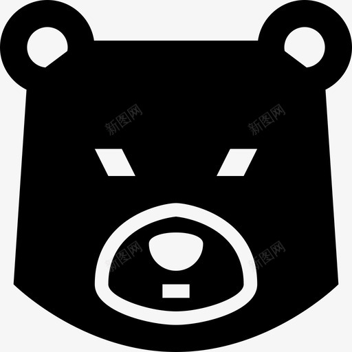 熊市市场股票图标svg_新图网 https://ixintu.com 商业和金融 市场 熊市 股票