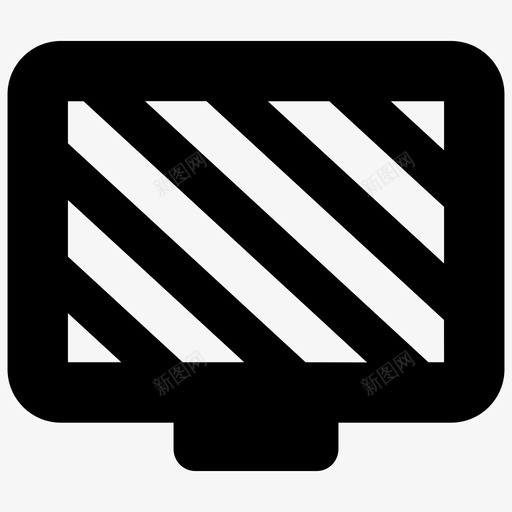 电视屏幕信号图标svg_新图网 https://ixintu.com 信号 屏幕 电视 电视屏幕 电视第三卷