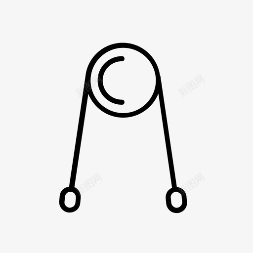 手夹医疗工具理疗图标svg_新图网 https://ixintu.com 保健 医疗工具 康复 手夹 理疗