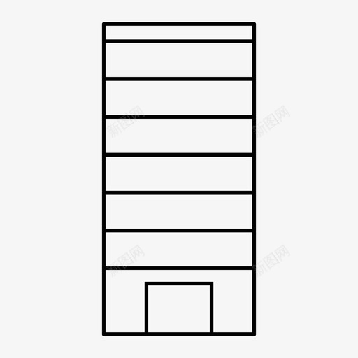 摩天大楼大楼中心图标svg_新图网 https://ixintu.com 中心 办公室 城市 城市建筑 大楼 摩天大楼