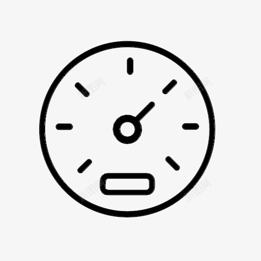 车速表汽车表盘图标svg_新图网 https://ixintu.com 汽车 表盘 车速表