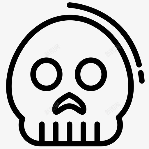 头骨骨头死图标svg_新图网 https://ixintu.com 头 头骨 死 骨头 骨头死