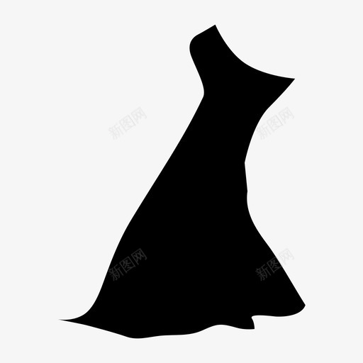 衣服晚礼服紧身衣图标svg_新图网 https://ixintu.com 晚礼服 紧身衣 衣服