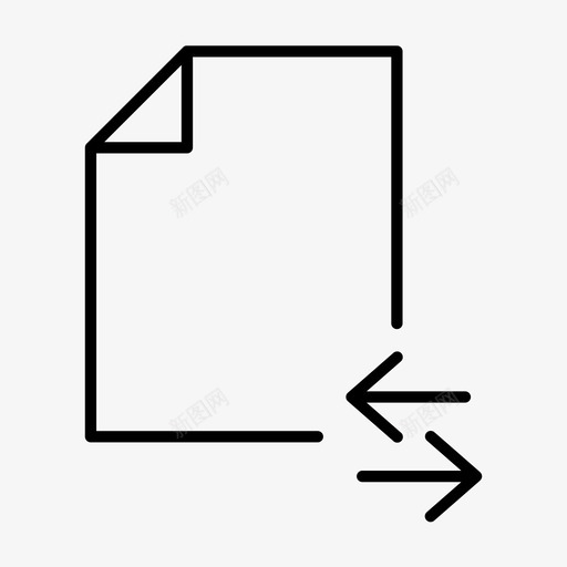 传输文件副本数据图标svg_新图网 https://ixintu.com 传输文件 副本 数据 文件 文件精简 文档
