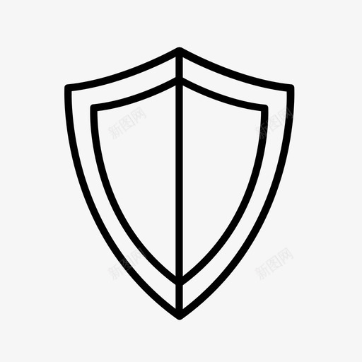盾牌战斗防御图标svg_新图网 https://ixintu.com 中世纪 战斗 盾牌 防御