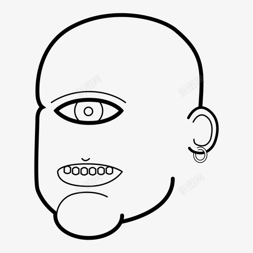 独眼巨人眼睛怪物图标svg_新图网 https://ixintu.com 怪物 独眼巨人 眼睛 神话