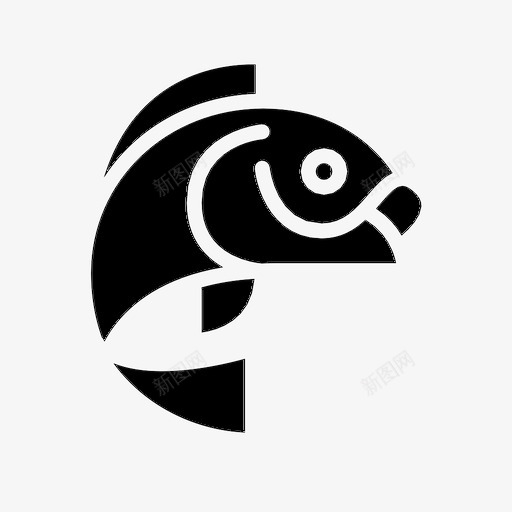 鱼水族馆食物图标svg_新图网 https://ixintu.com 水族馆 海洋 海鲜 食物 鱼
