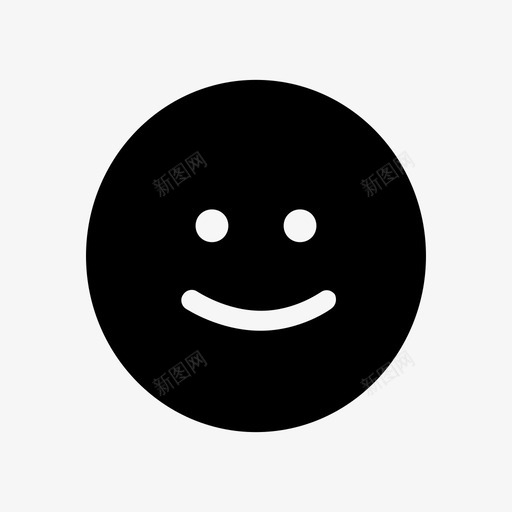 开心脸头像内容图标svg_新图网 https://ixintu.com 内容 图标 填充脸 头像 开心脸 表情符号 高兴
