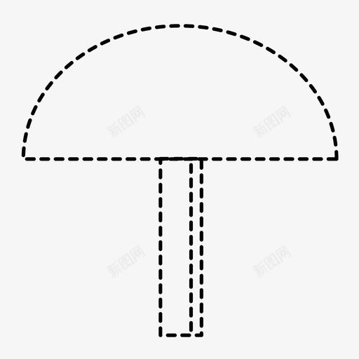 伞树自然户外图标svg_新图网 https://ixintu.com 伞树 户外 森林为树木 植物 自然