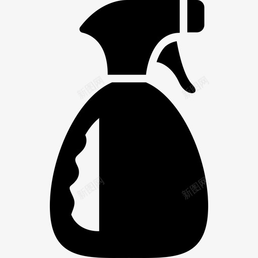 擦拭喷雾器工具和用具图标svg_新图网 https://ixintu.com 工具和用具 擦拭喷雾器