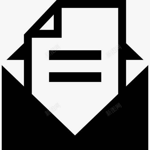信封接口网络中的文件图标svg_新图网 https://ixintu.com 信封 接口 网络中的文件