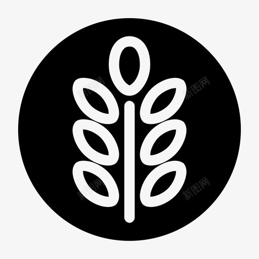 燕麦吃食物图标svg_新图网 https://ixintu.com 健康 吃 植物 燕麦 食物