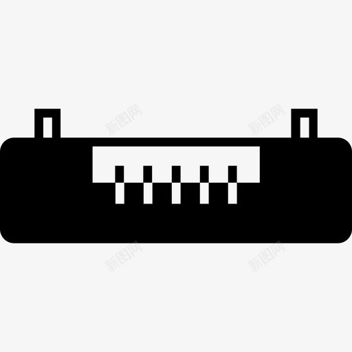 usb微型接口usb微型ab接口电缆图标svg_新图网 https://ixintu.com usb微型ab接口 usb微型接口 yummy连接器 电缆 连接