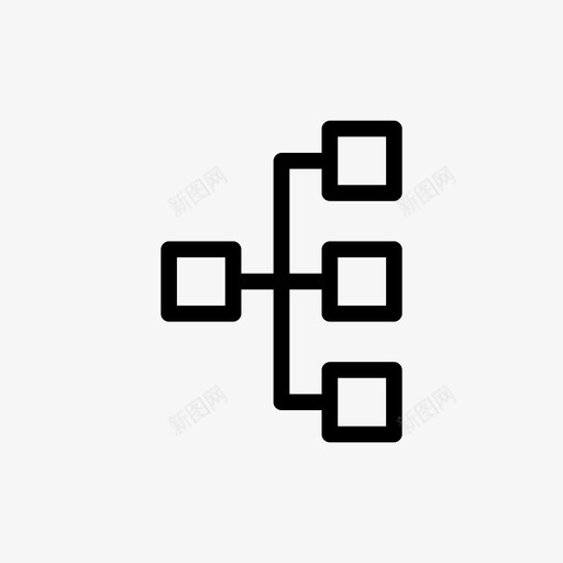 工作流程图表流程图图标svg_新图网 https://ixintu.com 图表 层次结构 工作流程 接口 方案 流程 流程图