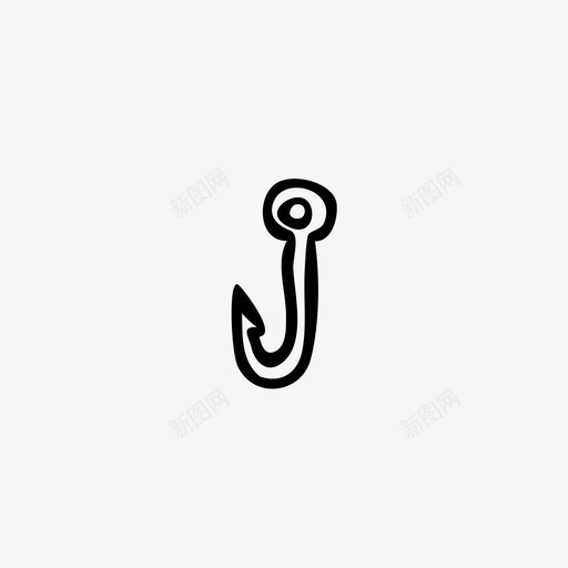 鱼竿钩鱼钩鱼竿图标svg_新图网 https://ixintu.com 海 远足 鱼竿 鱼竿钩 鱼钩