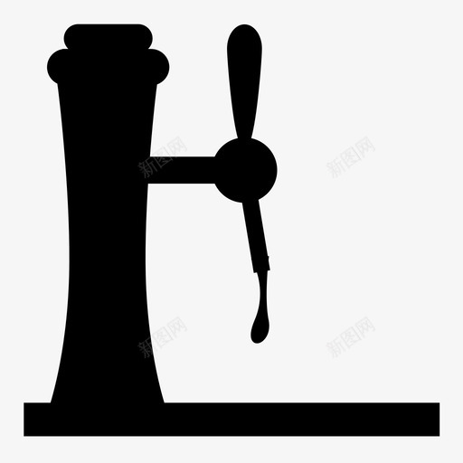 啤酒龙头酒吧把手图标svg_新图网 https://ixintu.com 啤酒龙头 把手 梅干棺材 酒吧