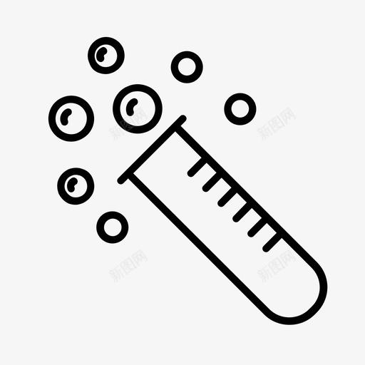 试管化学品医药图标svg_新图网 https://ixintu.com 保健 化学品 医学实验 医学研究 医药 科学 试管