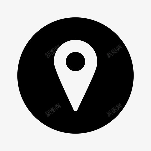 地图标记旗帜位置svg_新图网 https://ixintu.com 位置 图钉 地图标记 导航 按钮圆形和方形 旗帜