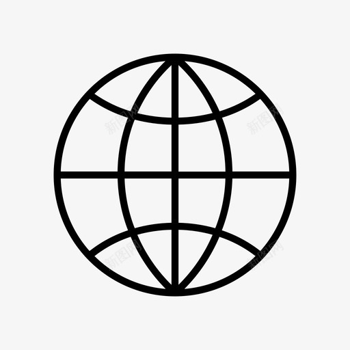 全球网络世界图标svg_新图网 https://ixintu.com www 世界 全球 收藏07 网络