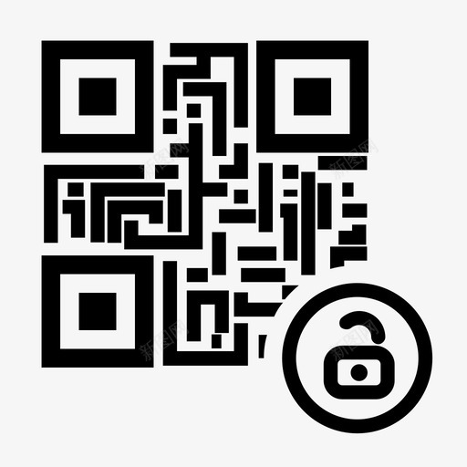 二维码产品信息二维码不安全图标svg_新图网 https://ixintu.com 二维码 二维码不安全 产品信息