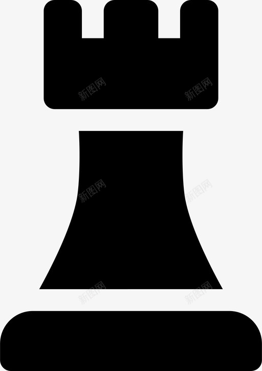 黑车棋盘象棋图标svg_新图网 https://ixintu.com 图形 棋子 棋盘 游戏 象棋 黑车