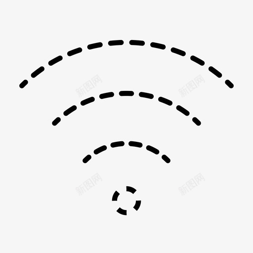 无线信号互联网路由器图标svg_新图网 https://ixintu.com wifi 互联网 常用图标 无线信号 路由器