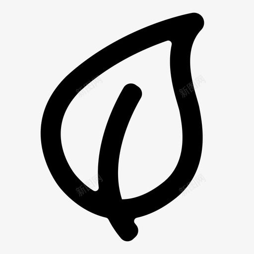 环境绿色树叶图标svg_新图网 https://ixintu.com 健康与安全 树叶 环境 绿色