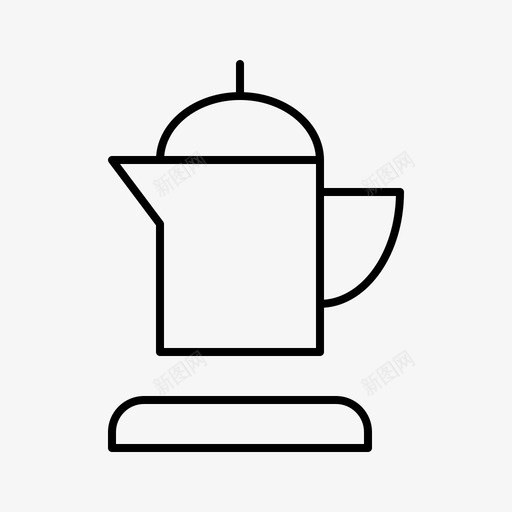 咖啡壶酒吧自助餐厅图标svg_新图网 https://ixintu.com 咖啡壶 自助餐厅 酒吧 餐厅