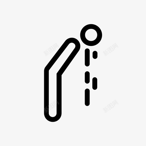 呕吐伙计生病图标svg_新图网 https://ixintu.com 伙计 呕吐 生病