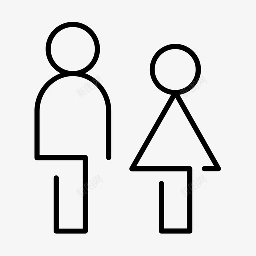 男男女女男女图标svg_新图网 https://ixintu.com 人 卫生间 女 男 男男女女 随机收集05