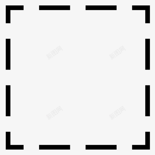 方形虚线图形几何图形图标svg_新图网 https://ixintu.com 几何图形 图形 方形虚线 方形虚线图形