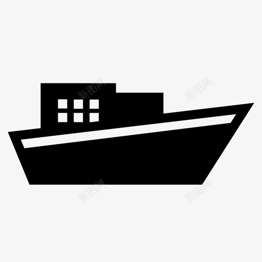 船游船海洋图标svg_新图网 https://ixintu.com 海洋 游船 游艇 船