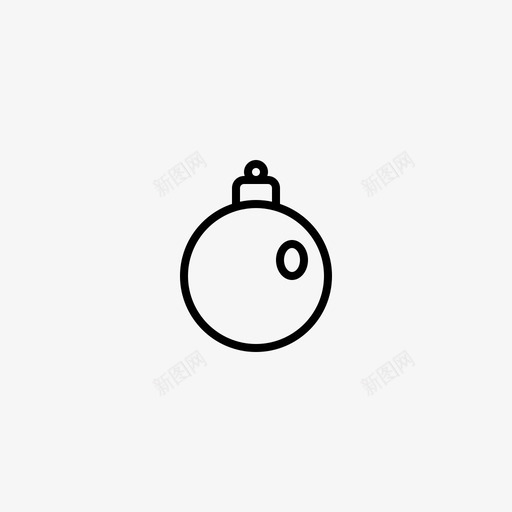 圣诞泡泡庆祝节日图标svg_新图网 https://ixintu.com 圣诞图标 圣诞泡泡 庆祝 节日 装饰品