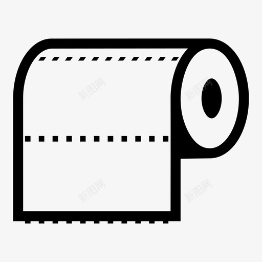 采购产品纸巾纸巾卫生图标svg_新图网 https://ixintu.com 一次性毛巾 卫生 卷 厨房用纸 厨房纸巾 纸巾 采购产品纸巾
