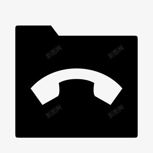 文件夹电话活页夹联系人图标svg_新图网 https://ixintu.com 文件 文件夹电话 活页夹 联系人