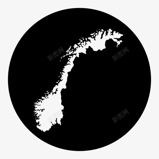 挪威国家欧洲图标svg_新图网 https://ixintu.com 世界 世界的象征欧洲 国家 地理 挪威 欧洲