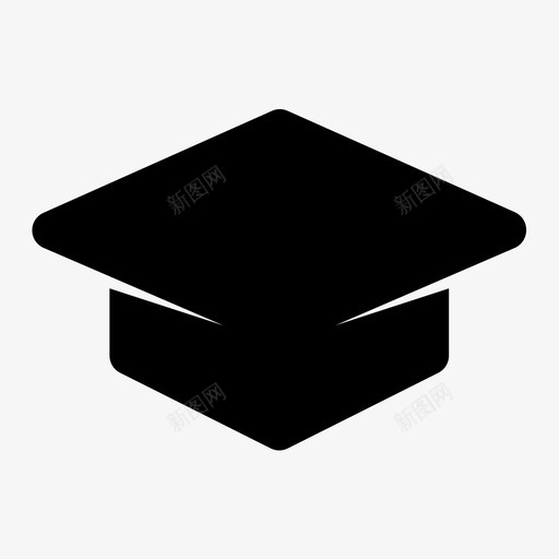 砂浆板学术cap图标svg_新图网 https://ixintu.com cap 在线学习 学习 学术 学生 帽子 毕业生 砂浆板