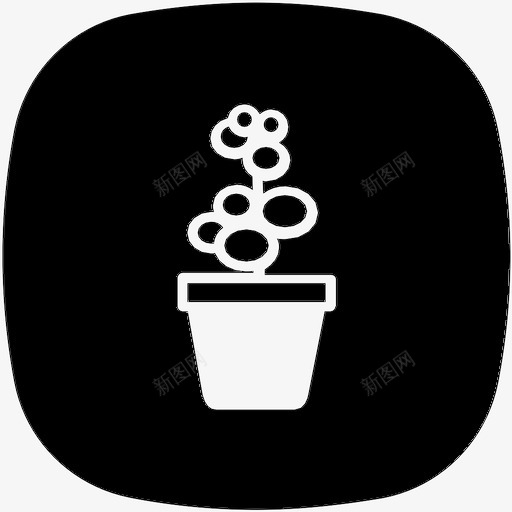 植物环境绿色植物图标svg_新图网 https://ixintu.com 叶子 植物 环境 盆栽 绿色植物